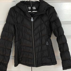 Michael Kors XS packable down fill coat NWOT